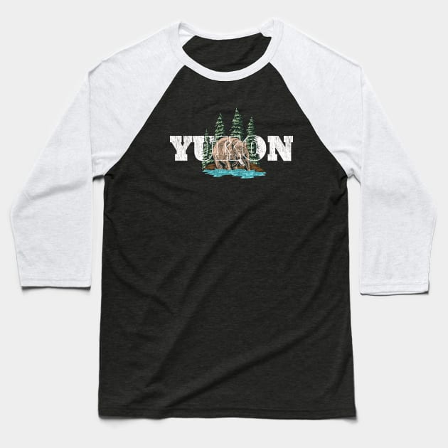 Yukon Grizzly Bears Baseball T-Shirt by evkoshop